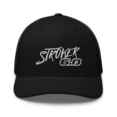 Power Stroke 6.0 Hat Trucker Cap-In-Black-From Aggressive Thread